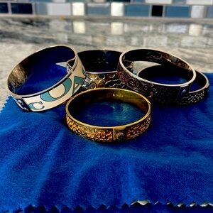 Coach bangle bracelets. Mix and match. Bundle deal or can be sold separately